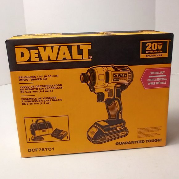 De Walt Other New Dewalt 2v Max Impact Driver Kit Dcf787c Poshmark